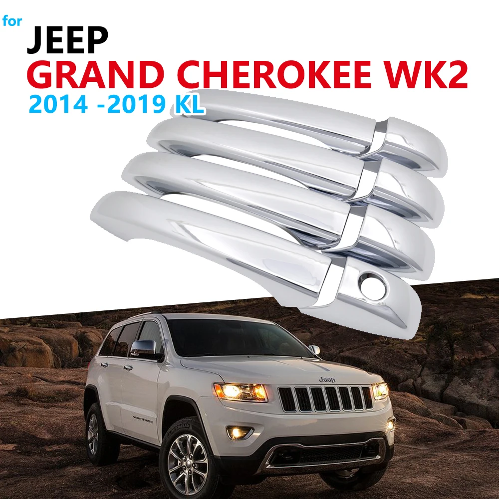 Роскошный хромированный набор накладок на ручки для JEEP Grand Cherokee WK2 2011 ~ 2019