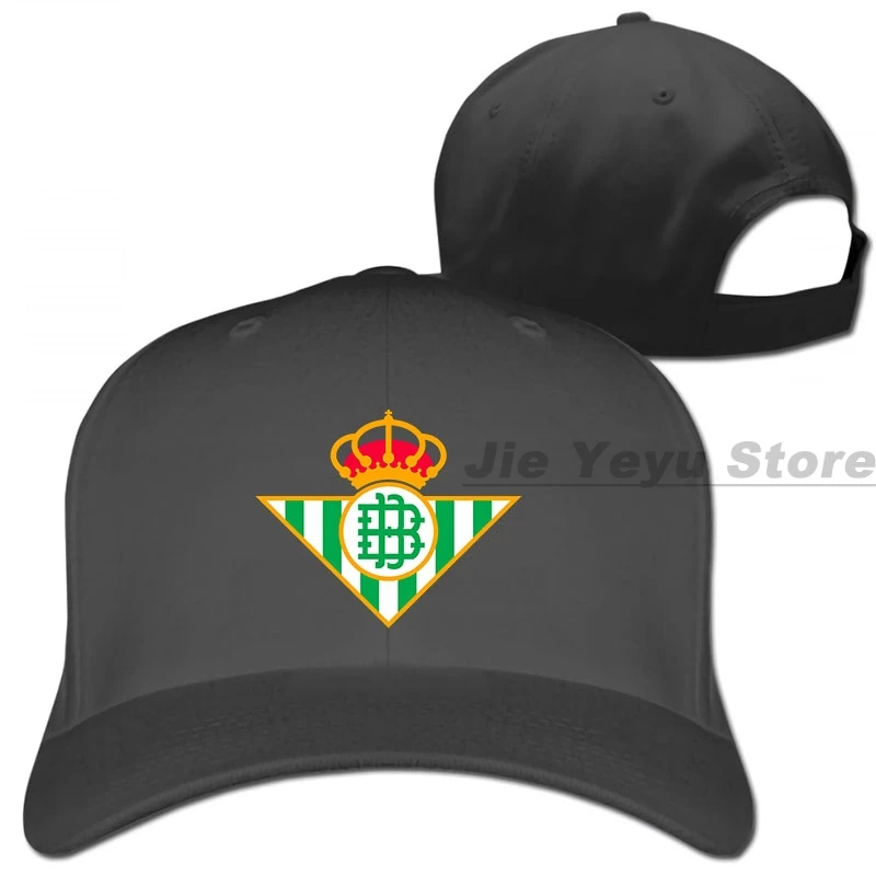 Бейсболка с логотипом Betis для мужчин и женщин, модная Регулируемая Кепка - Color: 1-Black