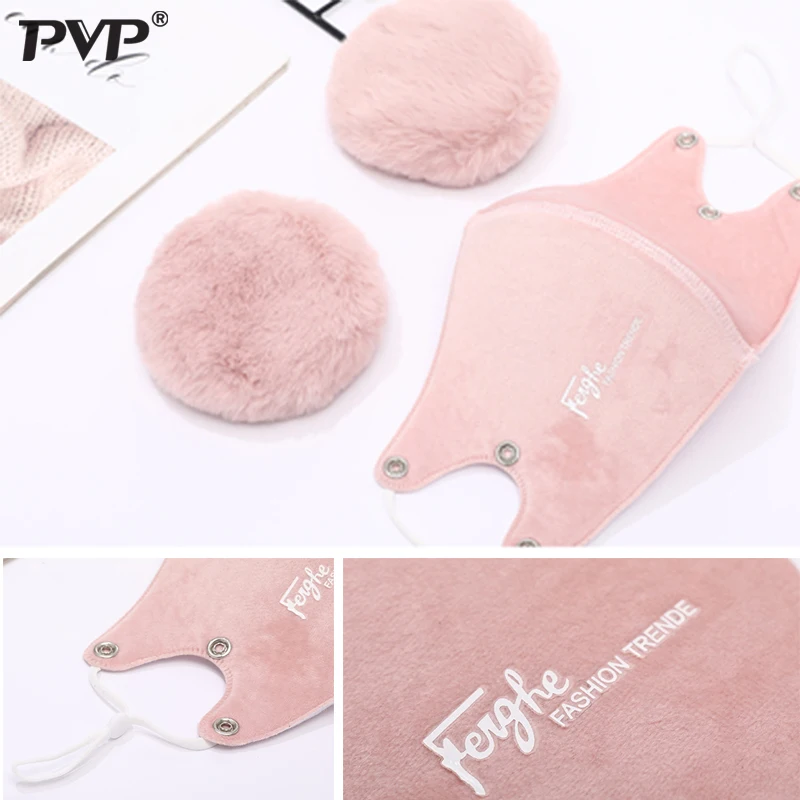 New Warm breathable Lengthened mouth mask Protect ears mask PM2.5 filter protection Cycling Windproof Anti-Dust Mouth Face Mask