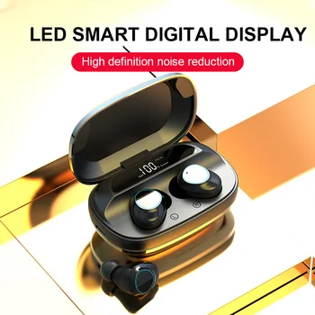 

G16 TWS Bluetooth Wireless Headset Waterproof Hifi Stereo Sound Sports Headset With Charging Compartment Earplugs Smart Headset