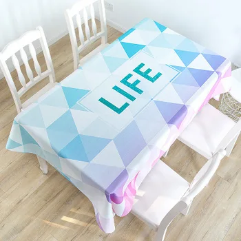

Tablecloth Small Fresh Cotton Waterproof Table Cloth Rectangular Tablecloth Coffee Table Cloth ok