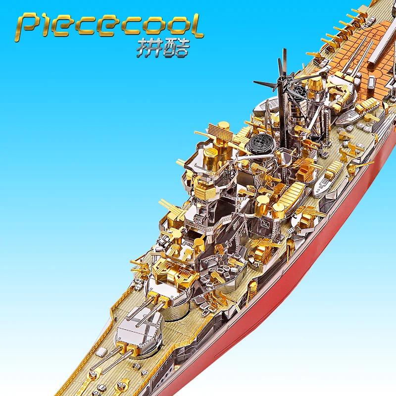 Tanie New Arrival 3D puzzle metalowe KONGOU pancernik 31*5*7.5CM dla modelu wersja zmontowane Model dorosłych dzieci zabawki edukacyjne prezent