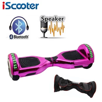

iScooter New 6.5 inch hoverboard bluetooth and LED Giroskuter 2 Wheel Self balancing Gyroscooter Hover board Two Wheel Oxboard