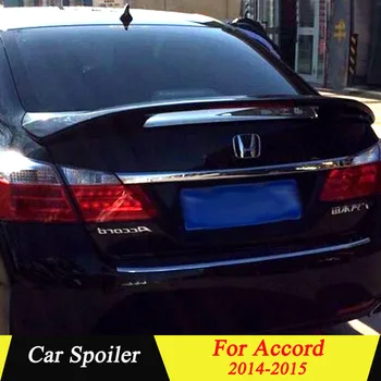 

UBUYUWANT For Honda Accord 2014 2015 Rear Trunk Spoiler High Quality ABS Plastic Primer Color Car Tail Wing Decoration