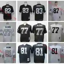 Стилизованный, Окленд Лайл альзадо Тим коричневый Аль Дэвиса Дейва кАспера возврат для мужчин Джерси