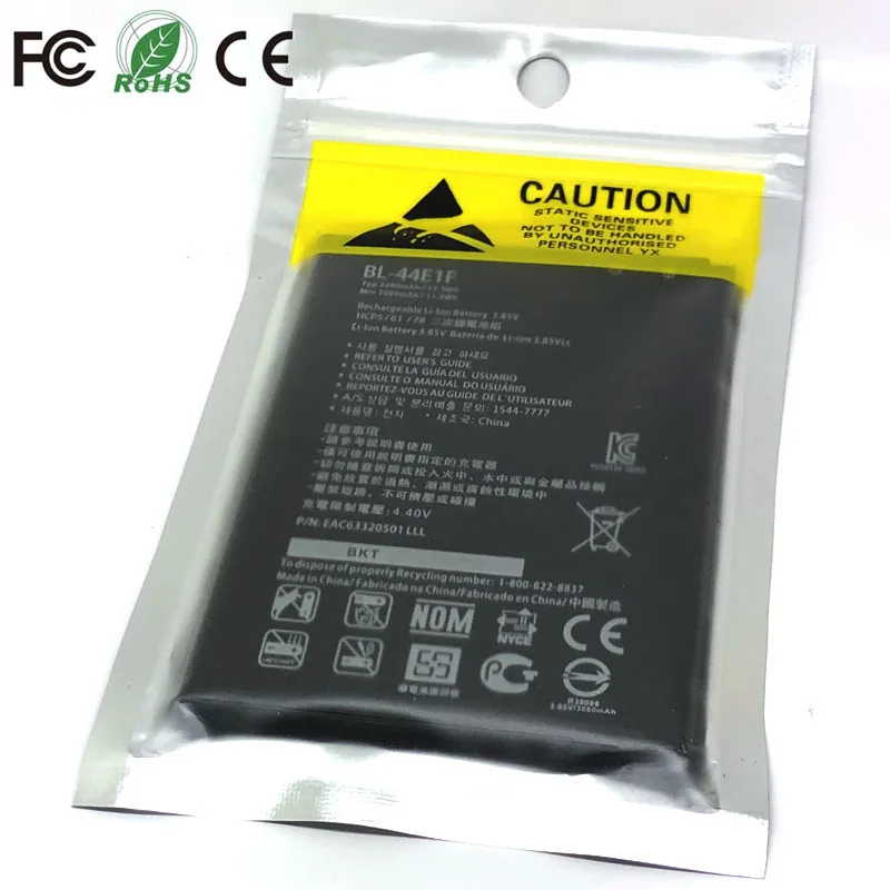 BL-44E1F Батарея для LG V20 H990 F800 F800L VS995 LS995 US996 LS997 H990DS H910 H918 Stylus3 M400DY LG-M400DY BL 44E1F Батарея