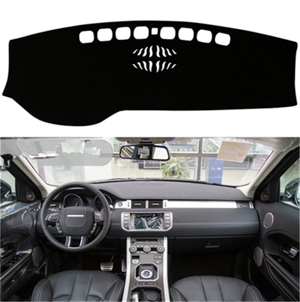 

SJ Non-Slip Car Inner Auto Dashboard Cover Dashmat Pad Carpet Sun Shade Dash Board Cover Fit For Land Rover Evoque 2011 12-2017