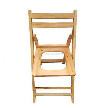 

Woman Toilet Chair Solid Wood Sit Chair Adult Toilet Chair Sit A Stool Shit Stool The Elderly Go To The Toilet Fold Chair