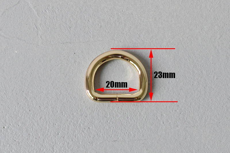 10pcs 15mm 20mm 25mm metal D rings Non-Welded webbing dog collar backpack outdoor bag straps belt buckle DIY sewing accessory