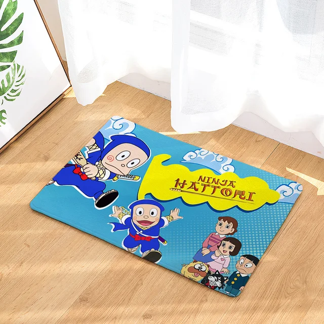 Ninja Hattori Customized Anime Mat Decoration Home Carpets Cartoon Rug Bedroom Floor Mats Bath Plush Rugs Doormat New Mat Aliexpress