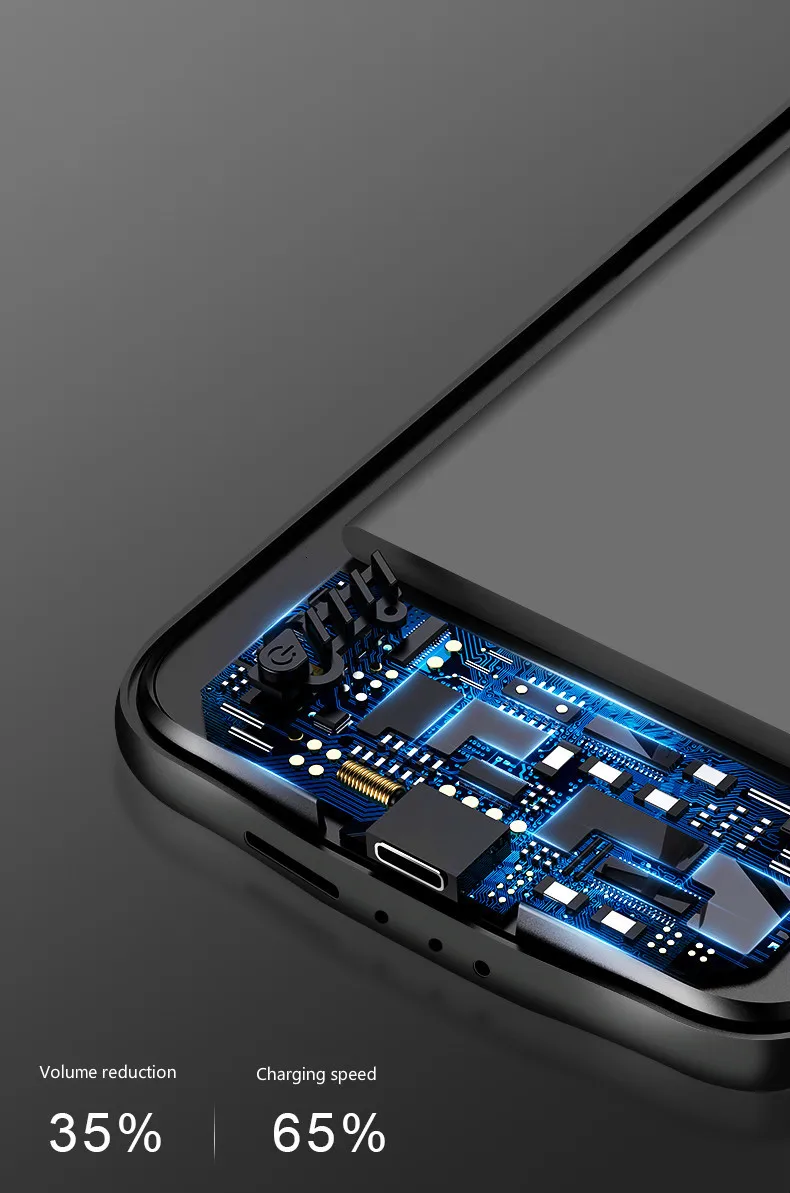 Чехол для Xiaomi 9T Pro Redmi K20, зарядное устройство, 6800 мА/ч, расширенное Резервное зарядное устройство, внешний аккумулятор, чехол для Redmi K20 Pro, чехол для аккумулятора