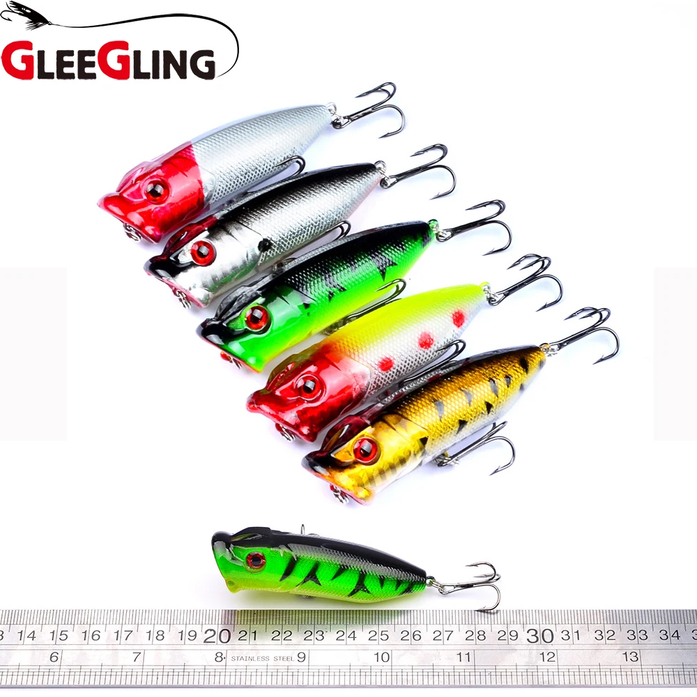 5PCS Fishling Crankbaits Lures Lure Popper Baits Diving