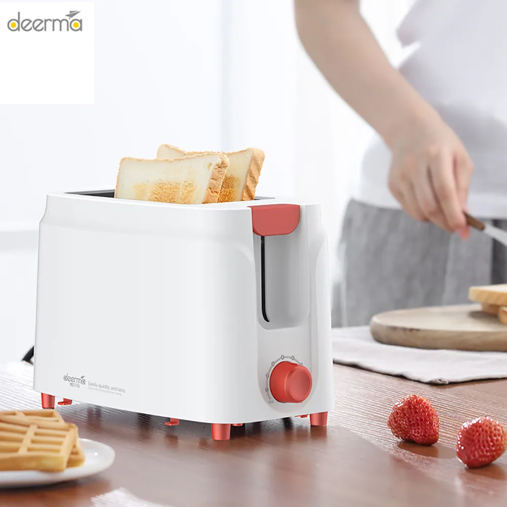 Deerma Automatic Electric Bread Baking Machine Toaster Breakfast Toast Sandwich Maker 9 Gears Adjustable Household Home Deerma Automatic Electric Bread Baking Machine Toaster Breakfast Toast Sandwich Maker 9 Gears Adjustable Household Home