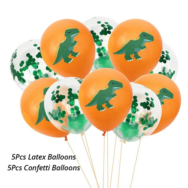 15pcs balloons-A WEIGAO воздушные шары ко дню рождения воздушный шар с динозавром динозавра Юрского периода воздушные шары День рождения украшения дети Динозавр вечерние украшения вечерние шары - Цвет: 15pcs balloons-A