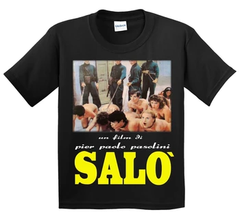 

salo 120 days of sodom t shirt movie paolo pasolini horror exploitation Fashion Summer Paried T shirts top tee