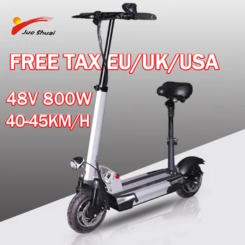 Preise Elektrische Roller 48V 800W Fern 100km 10 Zoll Motor Rad E Roller Sitz Erwachsene Kick Li Batterie Klapp Patinete Electrico