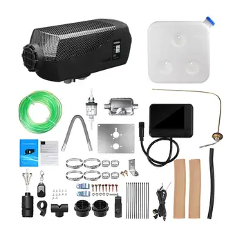 

WFHEATER Black Car Heater 8KW 12V/24V Air Diesels Heater With Remote Control LCD Monitor for RV,Motorhome Trailer,Trucks