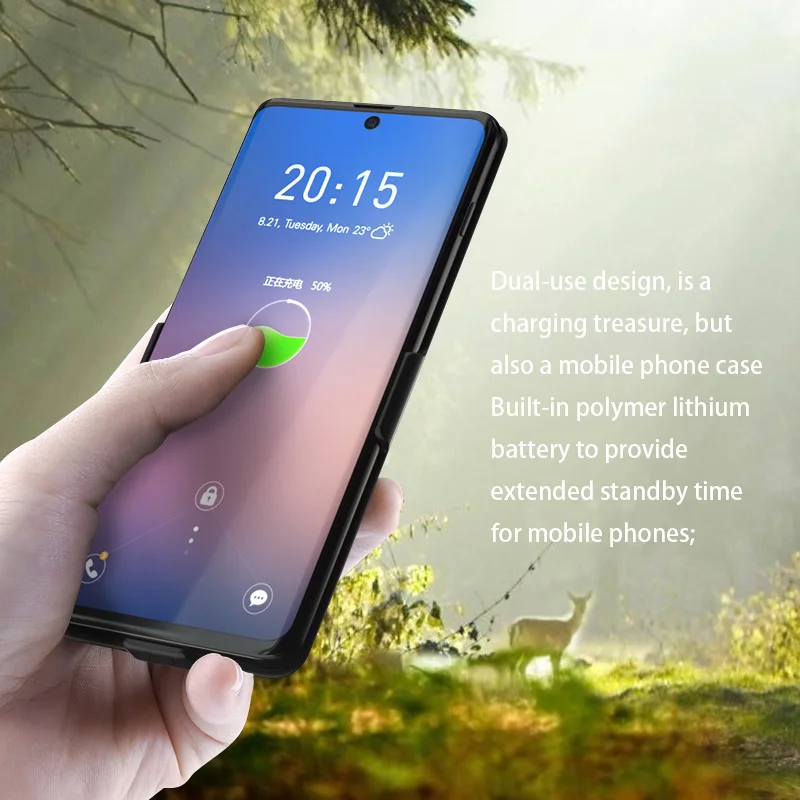 Чехол для зарядного устройства 7000 мАч для samsung Galaxy Note 10 10plus 10+ чехол внешний резервный внешний аккумулятор Защитный чехол для зарядки