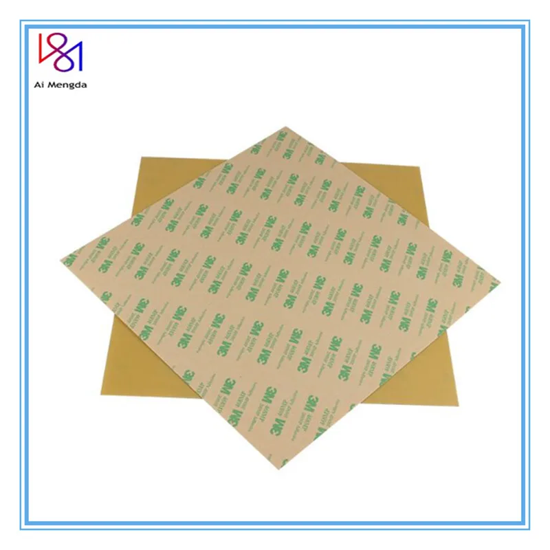 1 stücke 3d Drucker Pei Blatt 220/235/305mm 3d Druck Bauen Surfacewith 3m Band Polyetherimide ultem Blatt 0,3mm Dicke