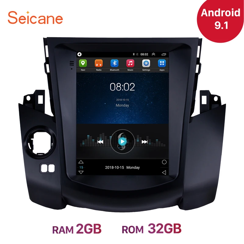 Seicane Android 9 1 7 дюймов для 2008 2009 2010 2011 Toyota RAV4 автомобильный радиоприемник с