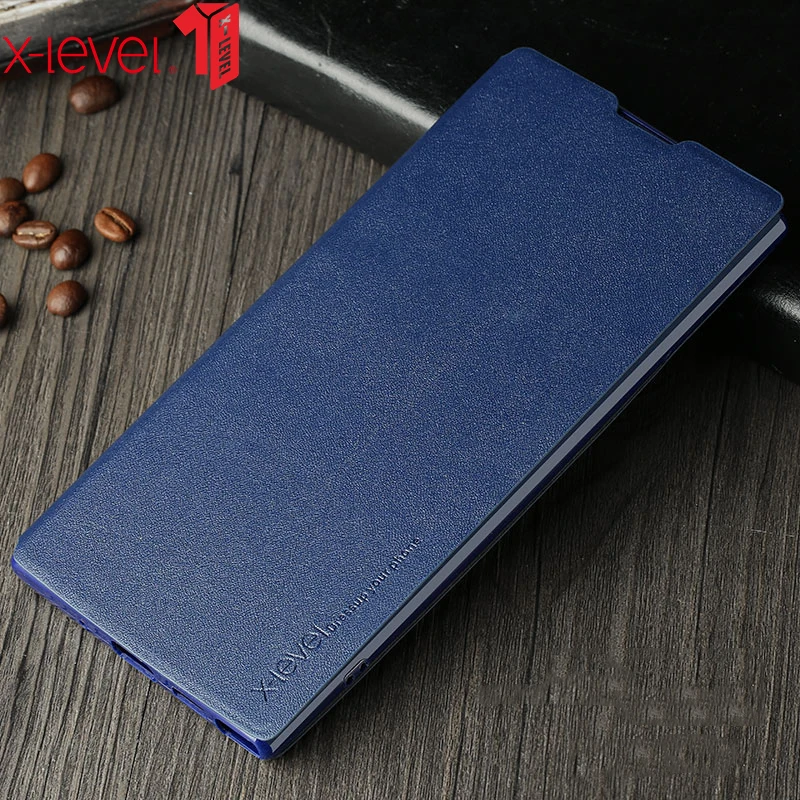 

X-Level Leather Case For Samsung Galaxy Note 10 plus Ultra Thin Stand Flip Case Back Phone Cover For Samsung Note 10 Case Note10