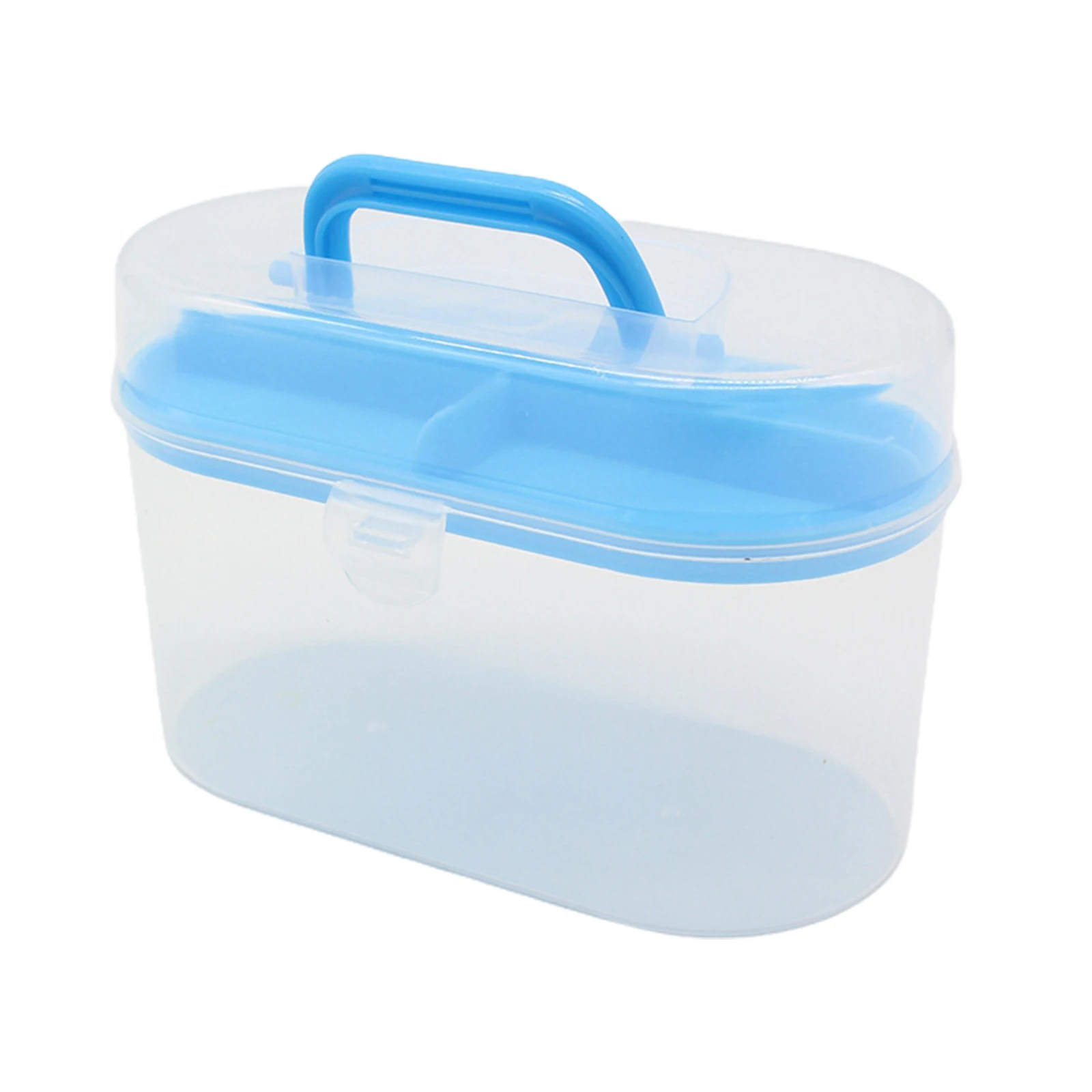Multipurpose Clear Plastic Bobbins Storage Tool Box Embroidery Sewing Thread Spools Container Case Art Craft Organizer
