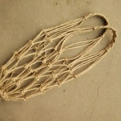 

Handicraft woven bag rope net bag wine bottle net bag fruit vegetable net bag