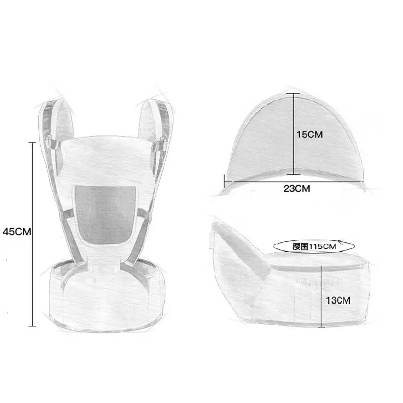 TUKATO Baby Carrier, дышащие, фронтальные, удобные слинги для младенцев, кенгуру, для 0-30 месяцев