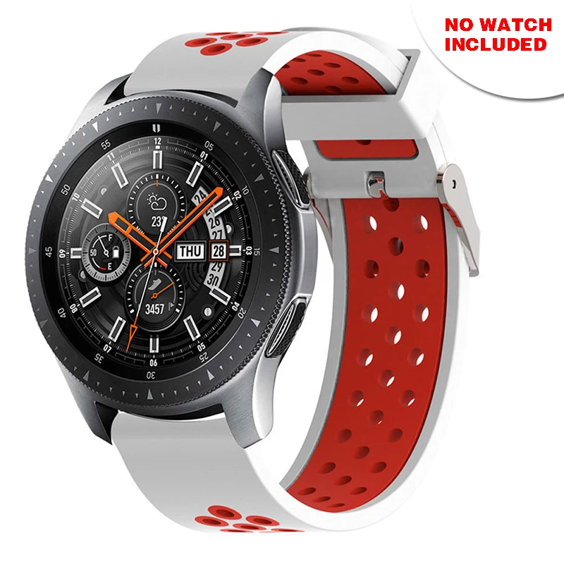 Mayitr Fashion Colorful Replacement Silicone Sport Wrist Band Strap for Samsung Galaxy Watch 42mm/46mm Bracelet Watchband Hot