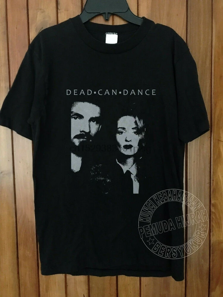 Dead Can Dance Винтажная футболка черная 1980s 80 гот Перепечатка |