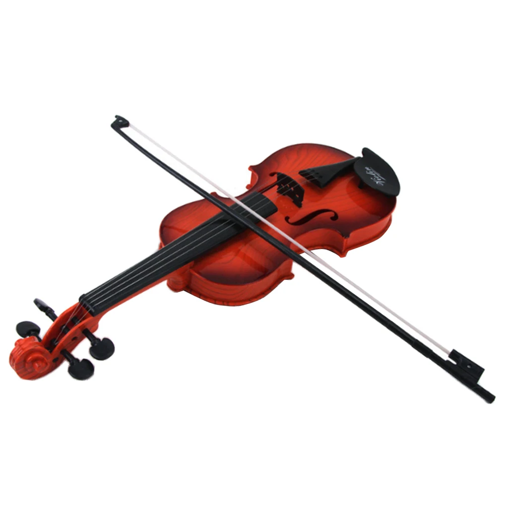 Protable Toy Violin Musical Instrument Toys Practice Violin Model Gift