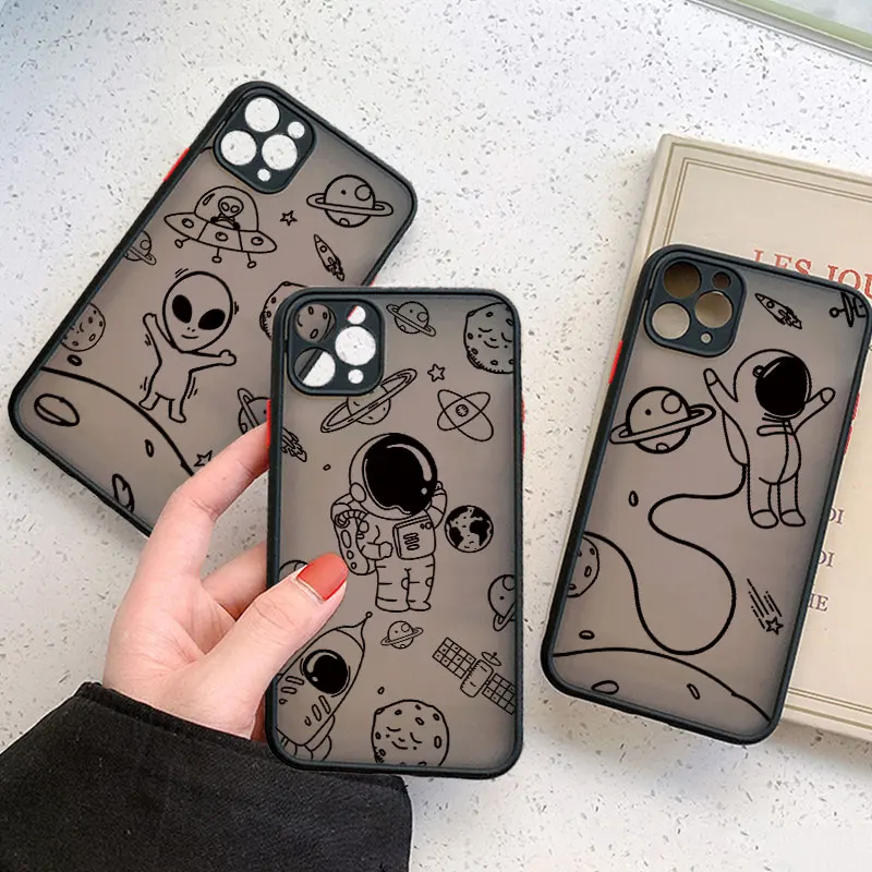 Прозрачный матовый чехол для телефона iPhone 7 8 6 s S Plus SE 2020 12 Mini 11 Pro XS Max X XR жесткий