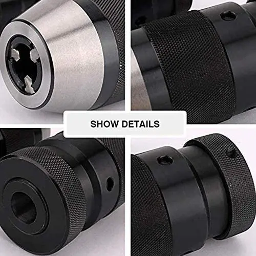 Self Tightening Drill Chuck Keyless Drilling Chuck Self Tighten Automatic Locking B10 B12 B16 B18 B22 CNC Machining Tools