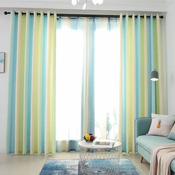 

Modern Gradient Color Window Curtains For Living Room Bedroom Blackout Curtains Hotel Decoration Curtain Fabric Panel Drapes