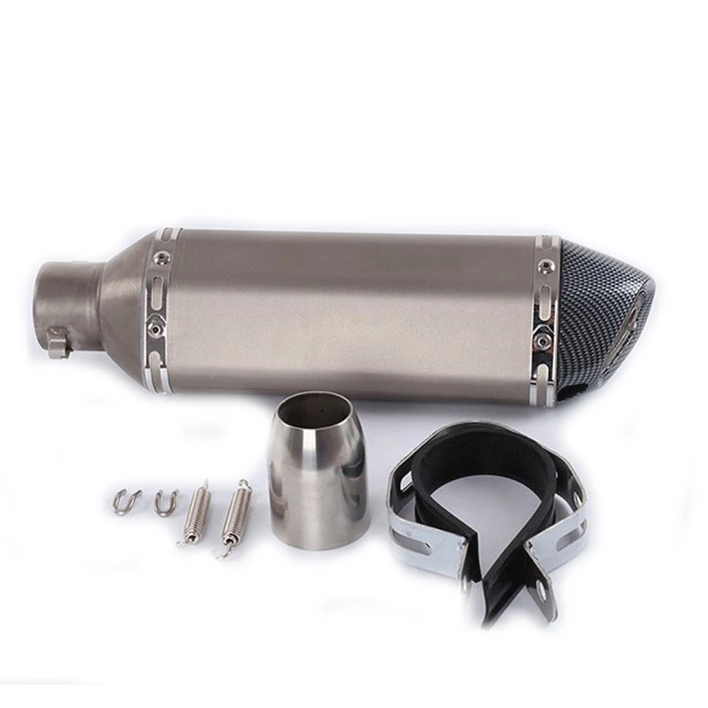 Akrapovic дБ убийца мотоциклетная выхлопная труба глушитель Moto Escape для трубы Triumph Scarico Moto Universale Кафе Racer выхлопная труба - Цвет: 016-BAI-HUA