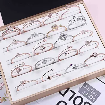 

30 Pcs/lot top quality women fashion alloy zircon bangles lot luxury zircon bangles jewelry wholesale 1030-20