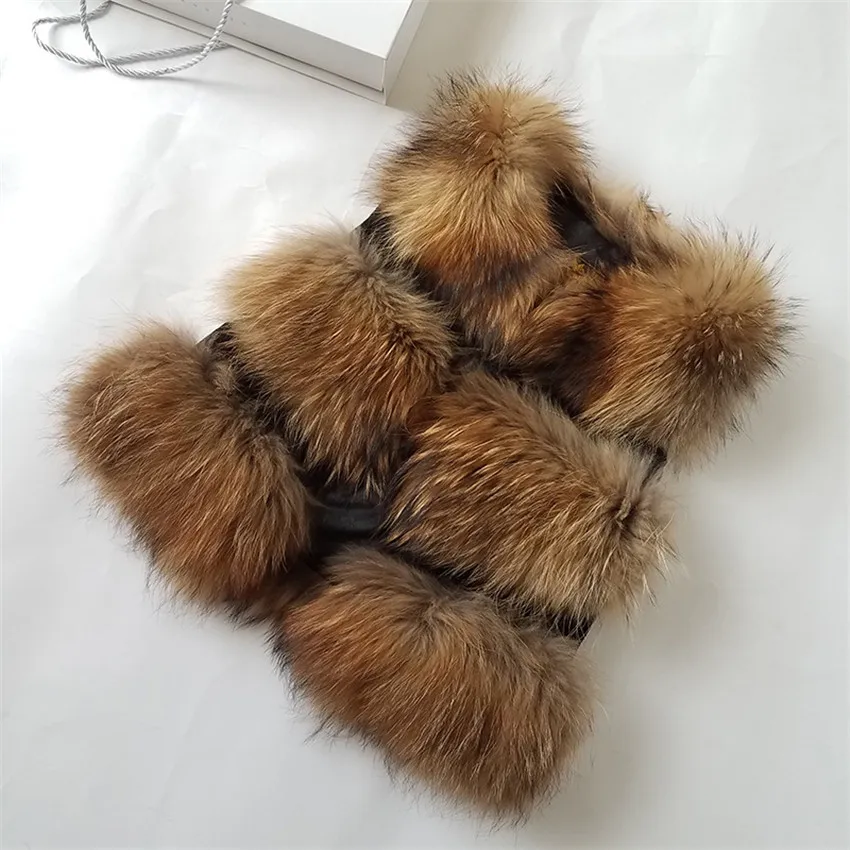 Горячая зимняя модная шуба из лисьего меха женская майка короткий жилет из лисьего меха женский теплый жилет короткий длинный выбор цвета