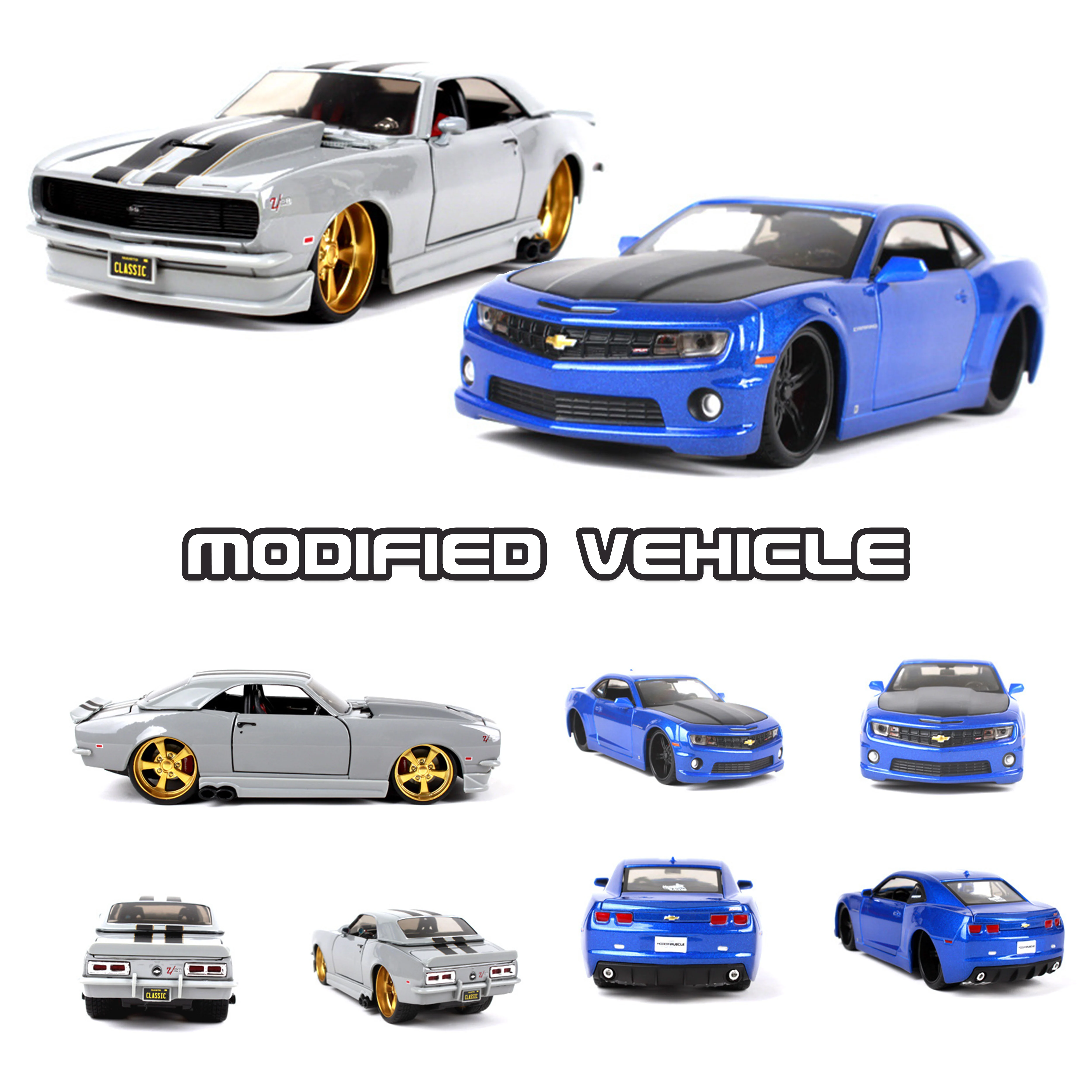 1:24 модифицированный автомобиль Camaroo Z28 SS RS hellaflush пневматическая подвеска игрушечный автомобиль из сплава детские игрушки модель автомобиля машина для детей