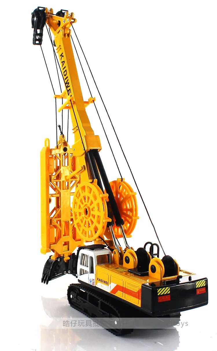 

Cadeve 625047 Alloy Engineering Vehicle Model 1: 64 Grooving Machine Hydraulic Grab Bucket into Tank Car CHILDREN'S Toy