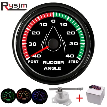 

85mm 0-190ohm Mairne yacht Rudder Angle Indicator Sailing rudder angle indicator meter for Autopilot Chart plotter with Sensor