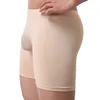 Men's Boxer Underwear Sexy Translucent Ice Silk Long Mens Boxershorts Male U Convex Underpants Summer Solid White Men Boxers 1