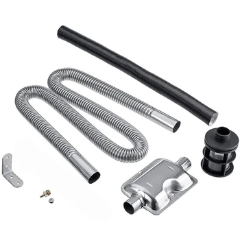 

Car Air Heater 24mm Exhaust Muffler + 25mm Filter Air Fuel Oil Heater Accessory for Ebespacher