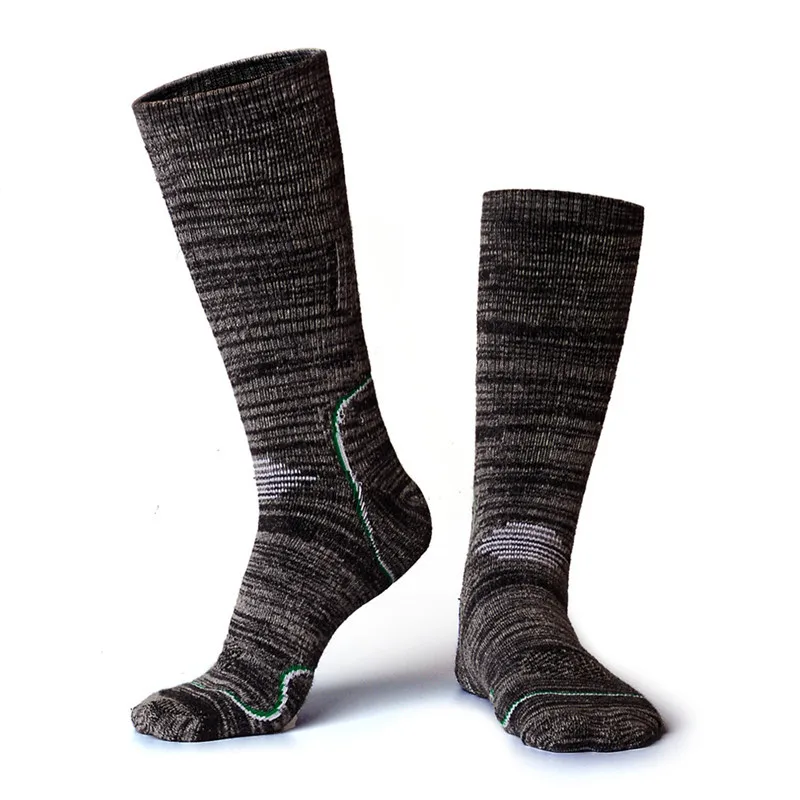 Los hombres de invierno térmica de algodón calcetines de esquí grueso Snowboard calcetines deportivos de Ciclismo de la absorción de humedad alta elástico Thermosocks