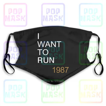 

Dust Mask with Filter U2 The Joshua Tree I Want To Run Crew Washable Reusable Mask