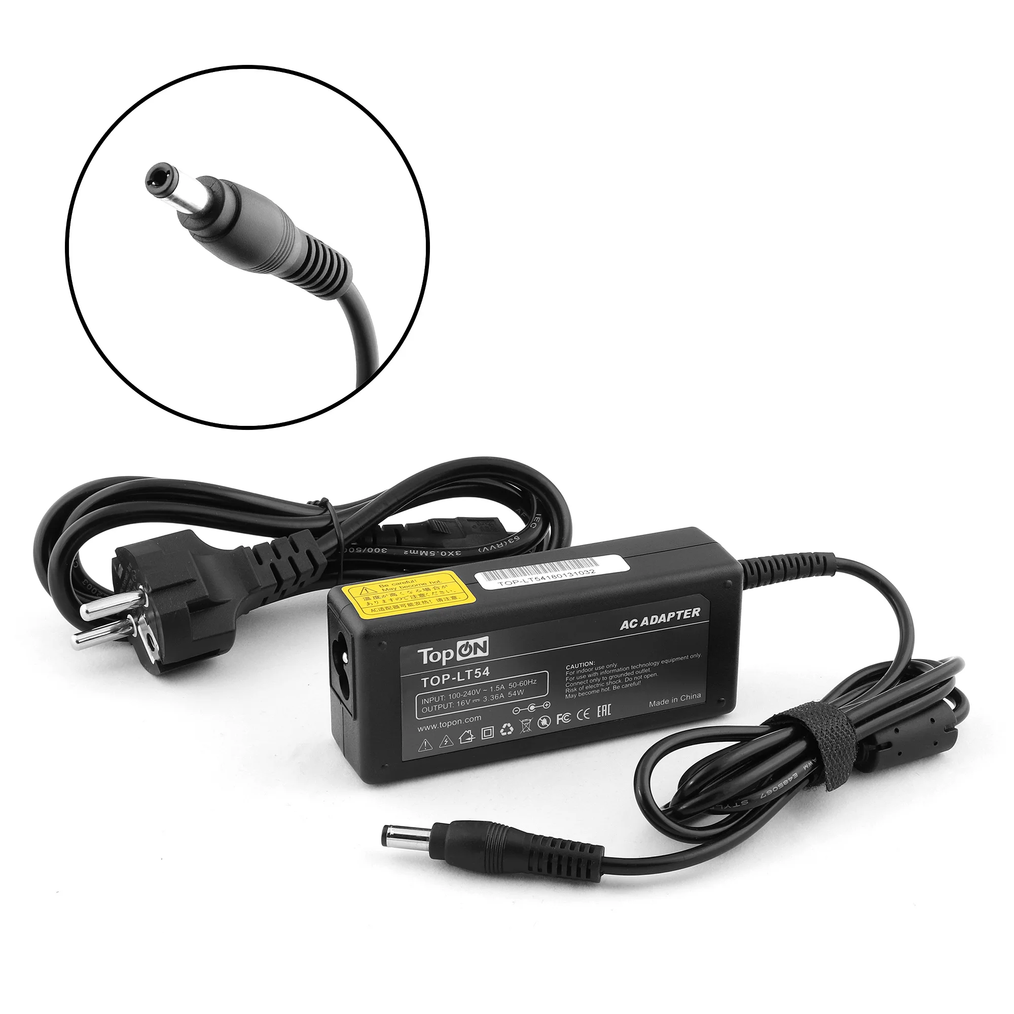 Power supply for IBM Lenovo ThinkPad A20 A30 T20 T40 R51 series. 16v 3.36a (5.5x2.5mm) 54W. P/N: 02k6543 02k6545 02k6548. | Компьютеры и