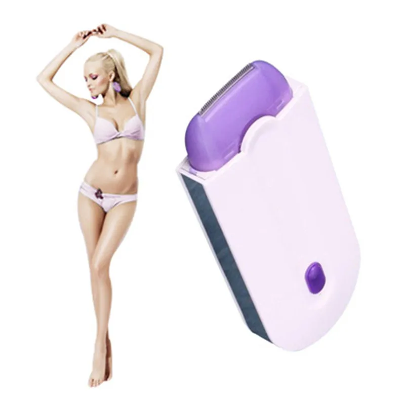 Depiladora portátil recargable por USB para mujer, instrumento de belleza, afeitadora corporal, cara, pierna, Bikini, labio, depilación láser