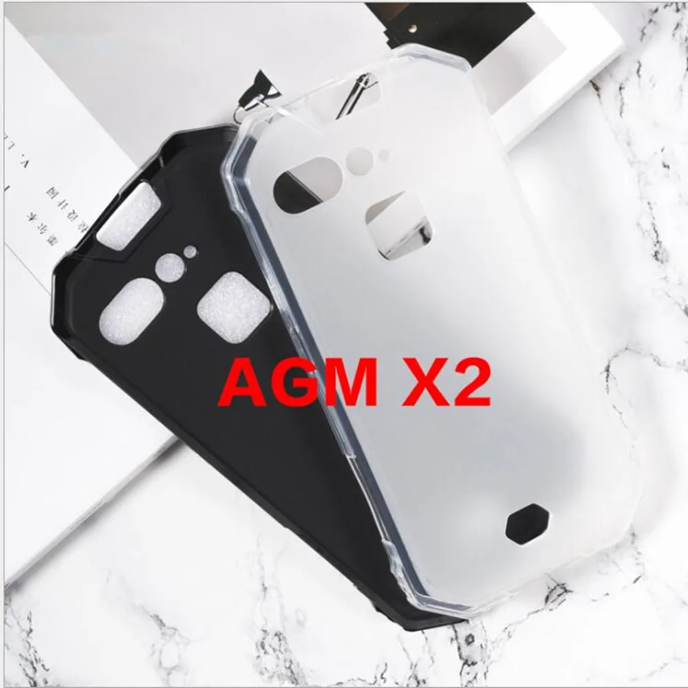 Противоударный мягкий чехол из ТПУ для AGM X2 SE противоскользящий силиконовый
