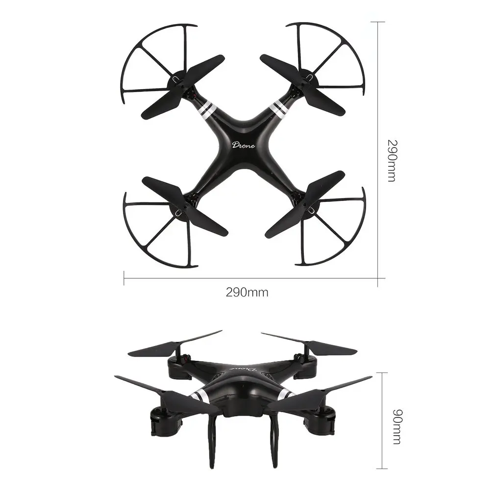 Горячая KY101S Wifi FPV Радиоуправляемый Дрон с HD регулируемой камерой 720/1080 P, удерживающий высоту, один ключ, обратный Безголовый режим, селфи RC Квадрокоптер