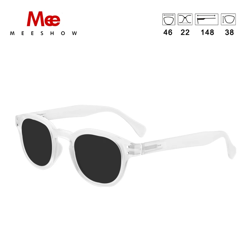 Clear-Smoke Lens Meeshow солнцезащитные очки ретро мужские очки Европейский стиль качественные женские солнцезащитные очки G15 UV400 Защитные очки Sonnenbrillen 1513 - Цвет линз: Clear-Smoke Lens