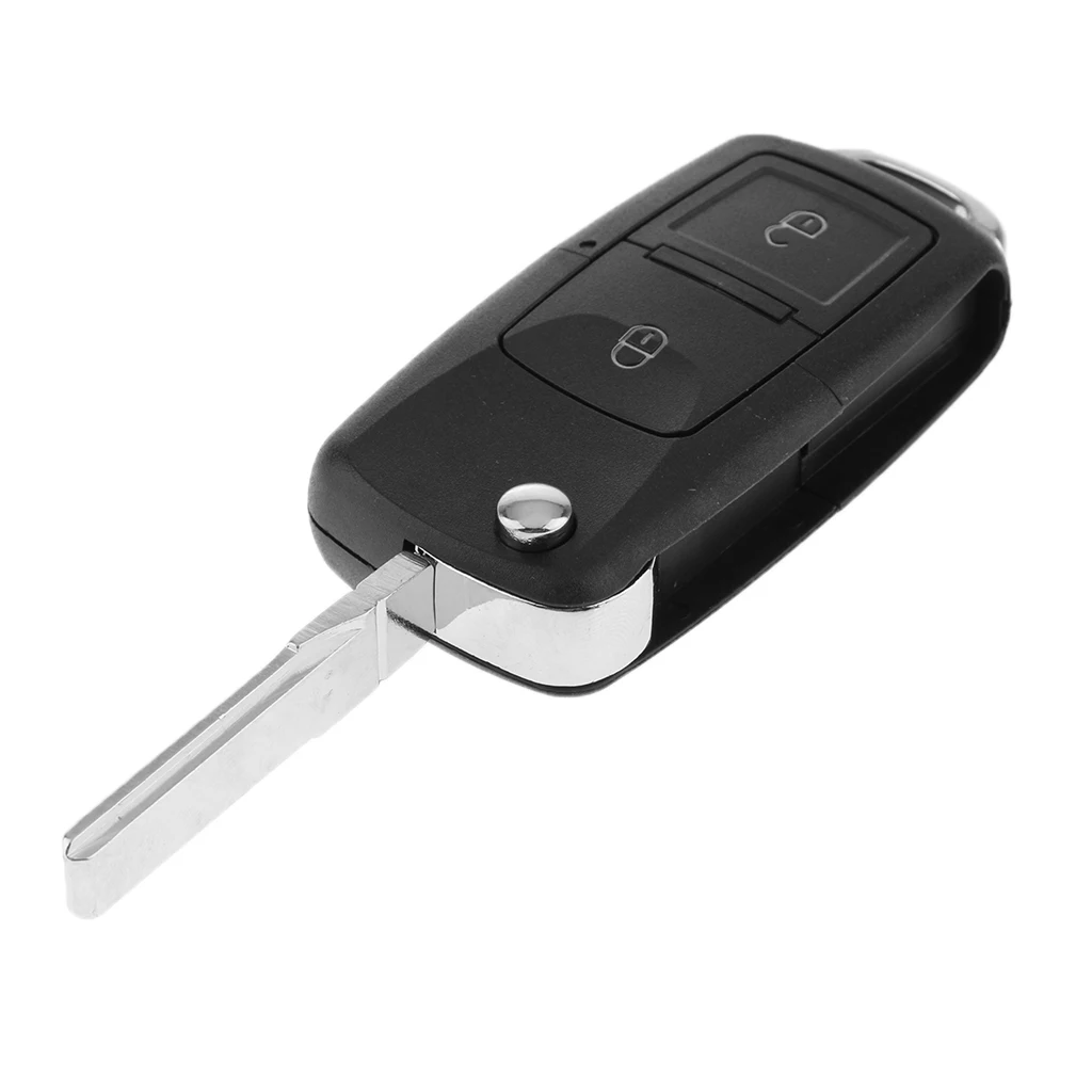 2 Buttons Car Flip Remote Key ID48 Chip For VW Bora Golf MK4 Part Number:1J0959753CT
